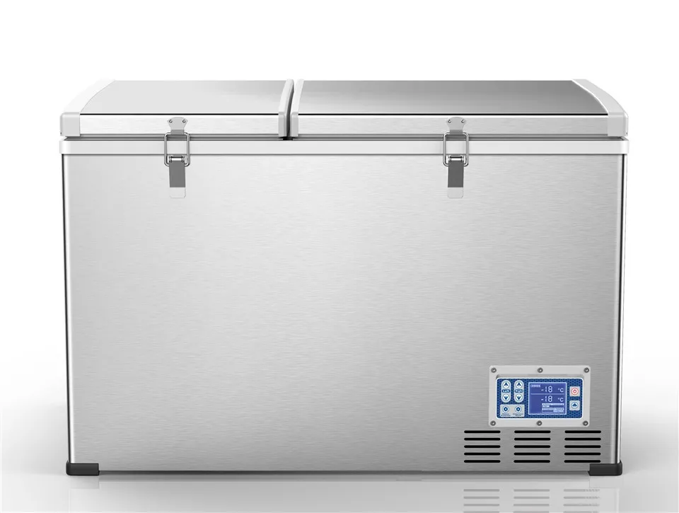 80L/100L/125L гръдния хладилник с двойна врата